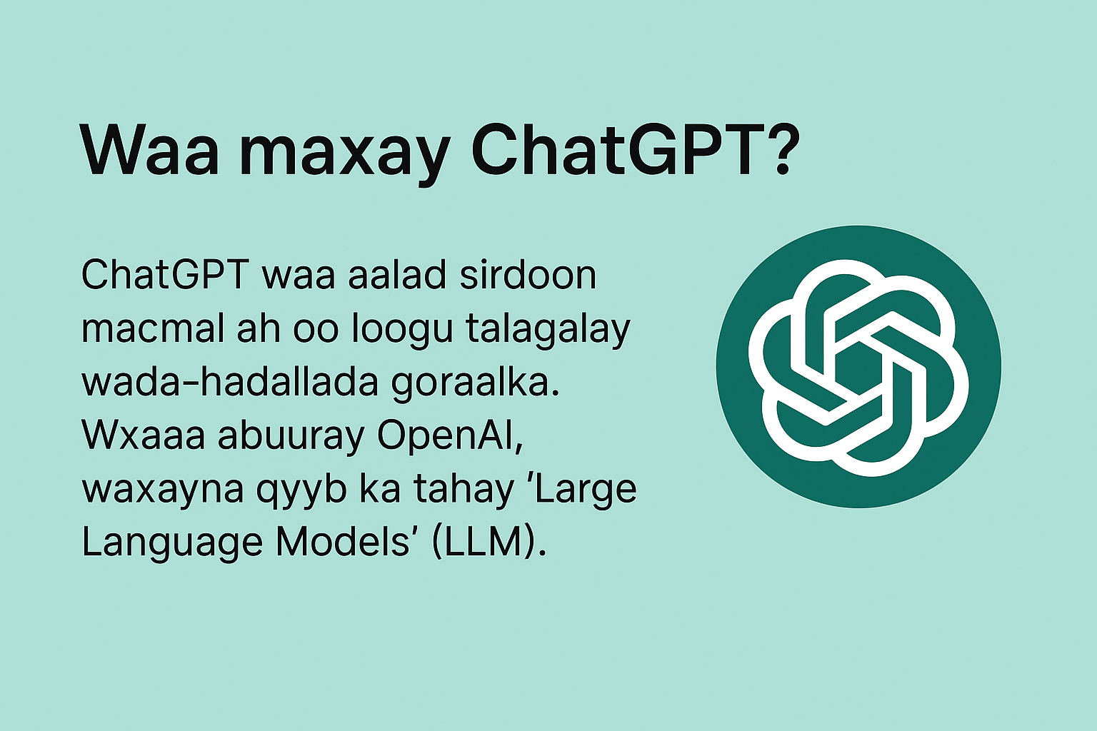 ChatGPT_ Waxaanu Tahay Maxay_